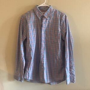 Sonoma Blue Plaid Button Down